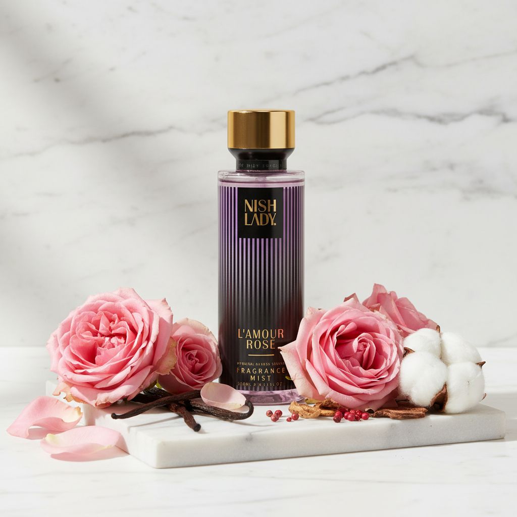 NISH LADY L'amour Rose Brume corps 260ml - ingredients