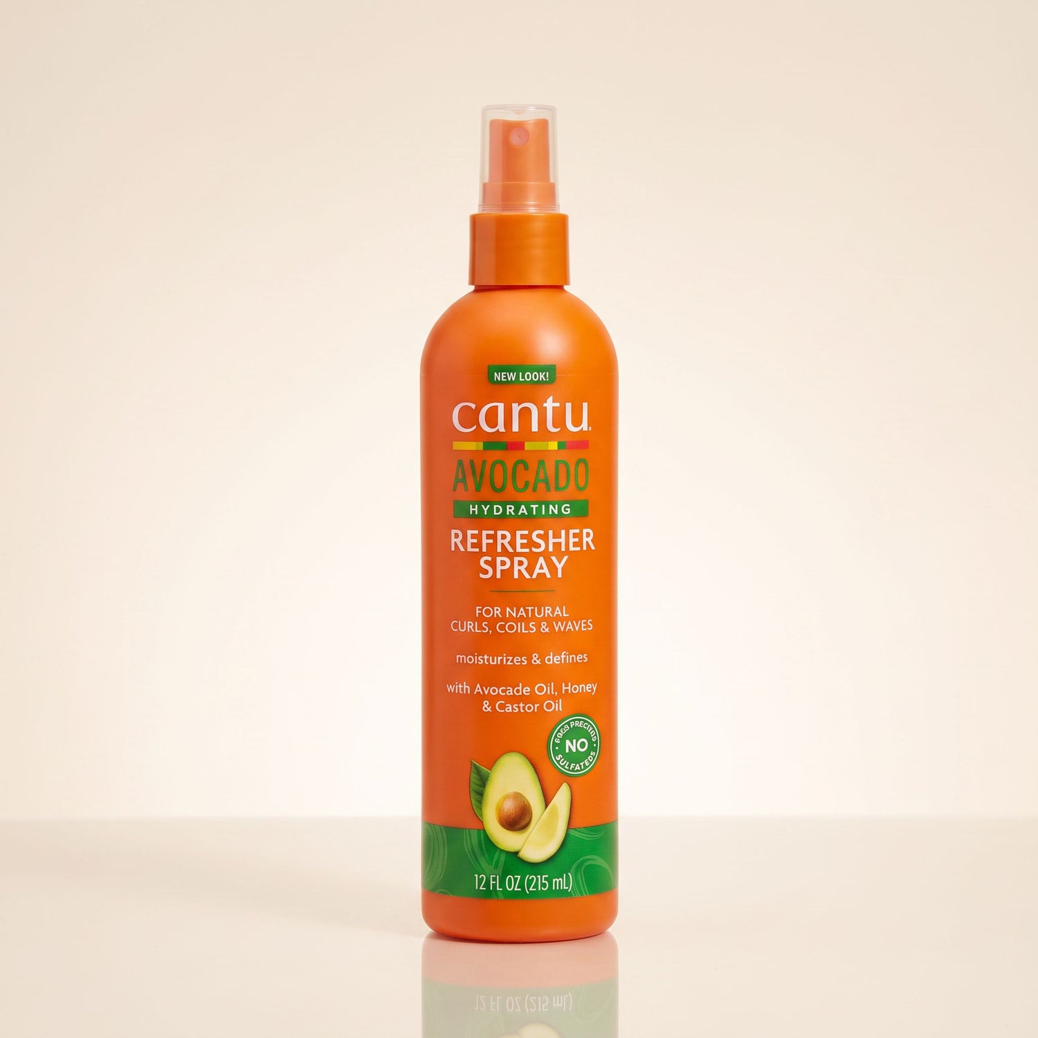 CANTU – Spray Hydratant Rafraîchissant Boucles 12oz (Avocado Hydrating Refresher Spray) - hero