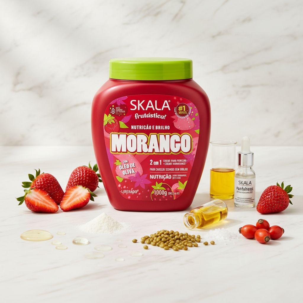 Skala Frutástica Morango Crème Capillaire Hydratante Multifonction 1kg - ingredients