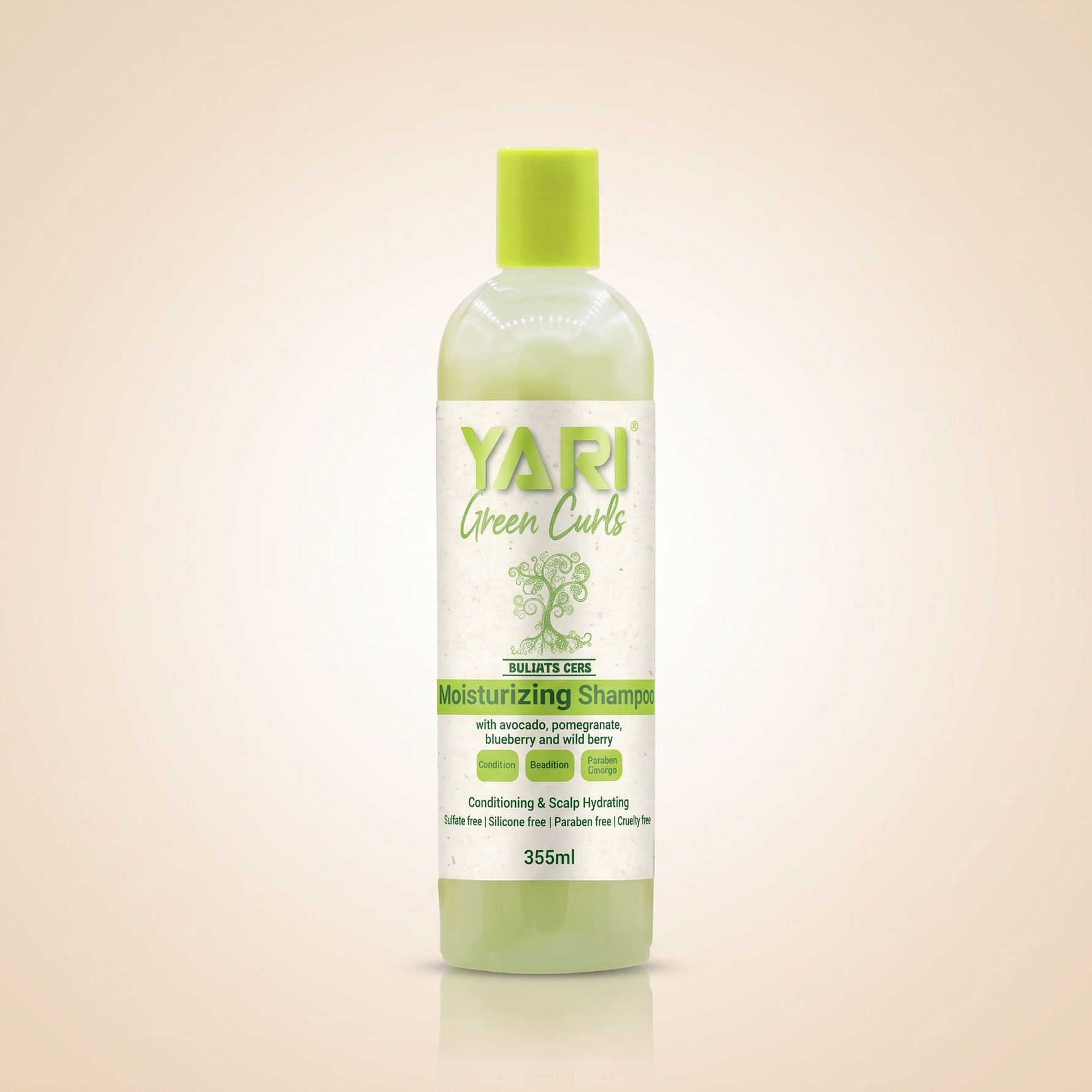 Yari Green Curls Moisturizing Shampoo 355ml - hero