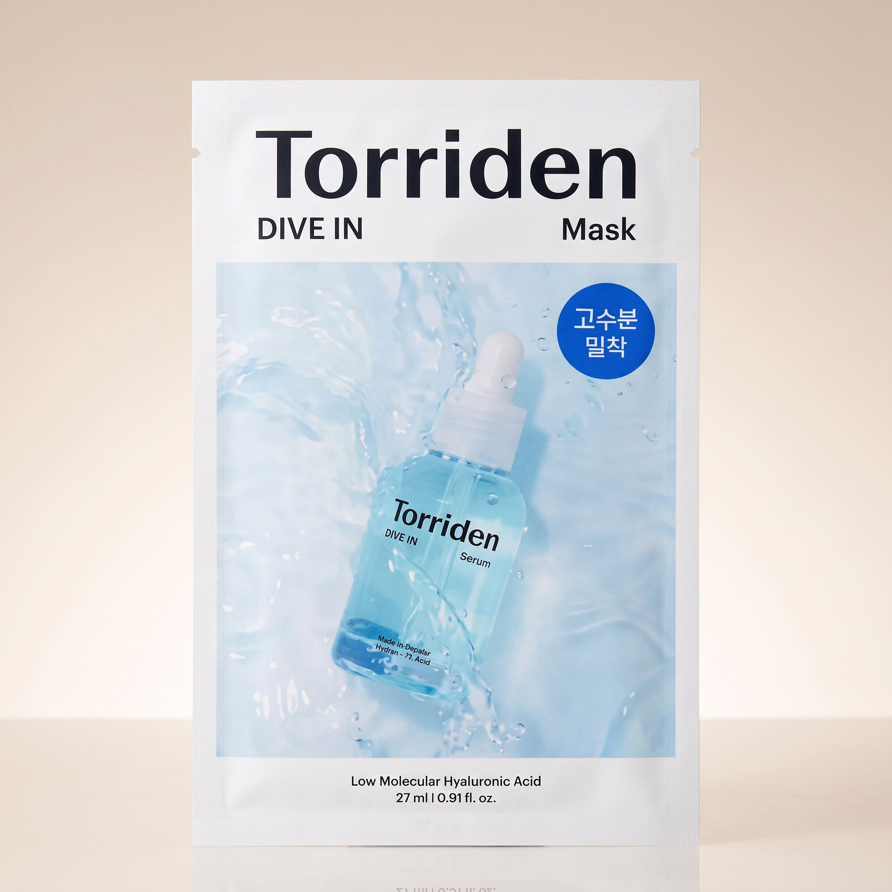 Torriden Hyaluronic Acid Mask – Masque Tissu Hydratant 27 ml - hero