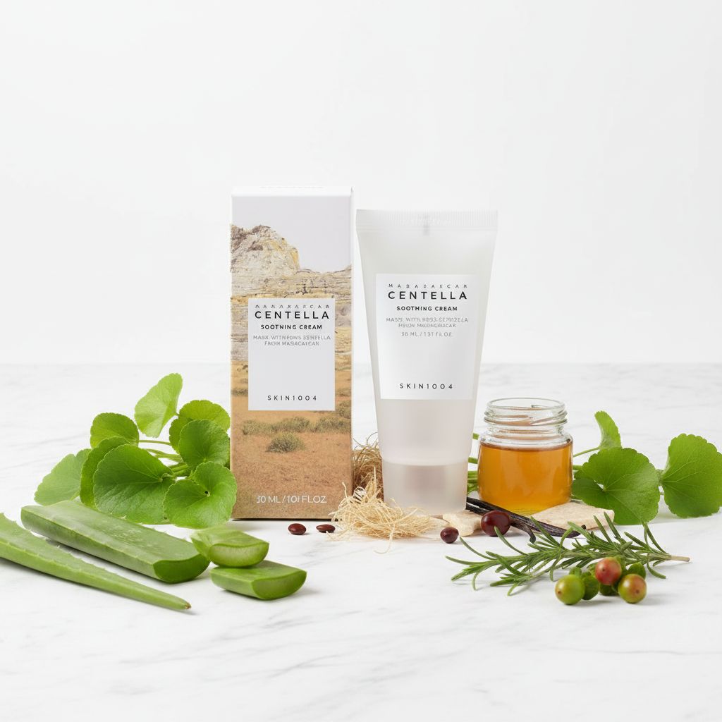 SKIN1004 Madagascar Centella Soothing Cream – Crème Apaisante à la Centella 30 ml - ingredients
