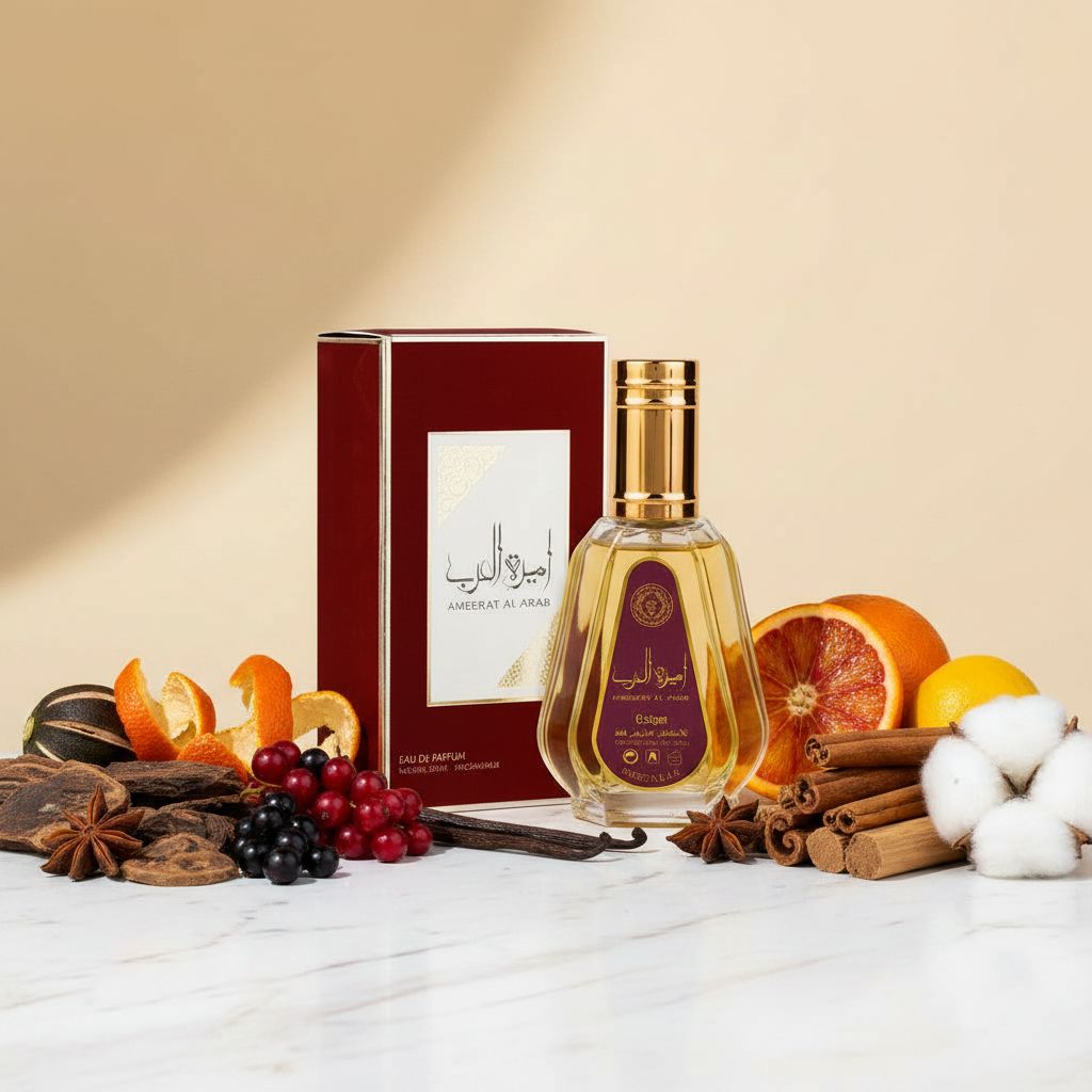 LATTAFA Ameerat Al Arab Rouge Eau de Parfum- 50ml - ingredients
