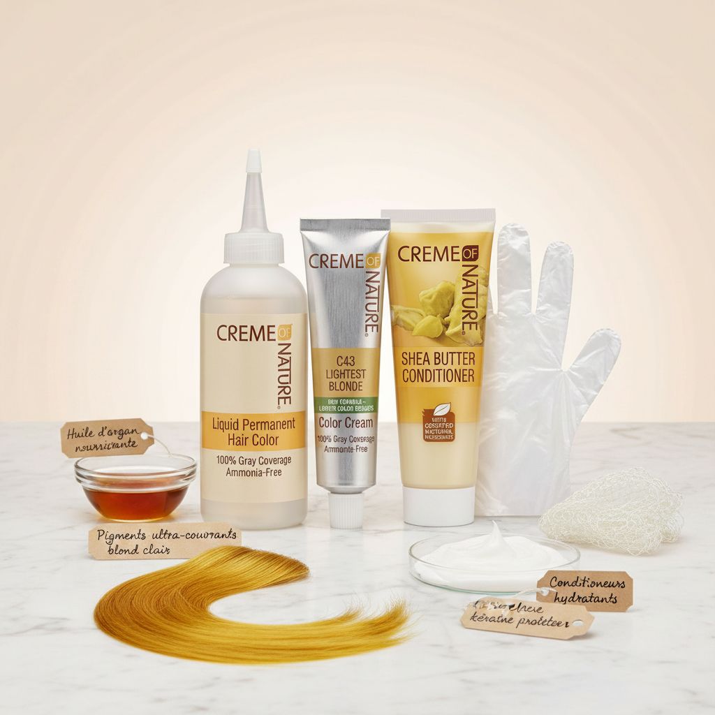 Creme of Nature Coloration Liquide Lightest Blonde C43 - ingredients