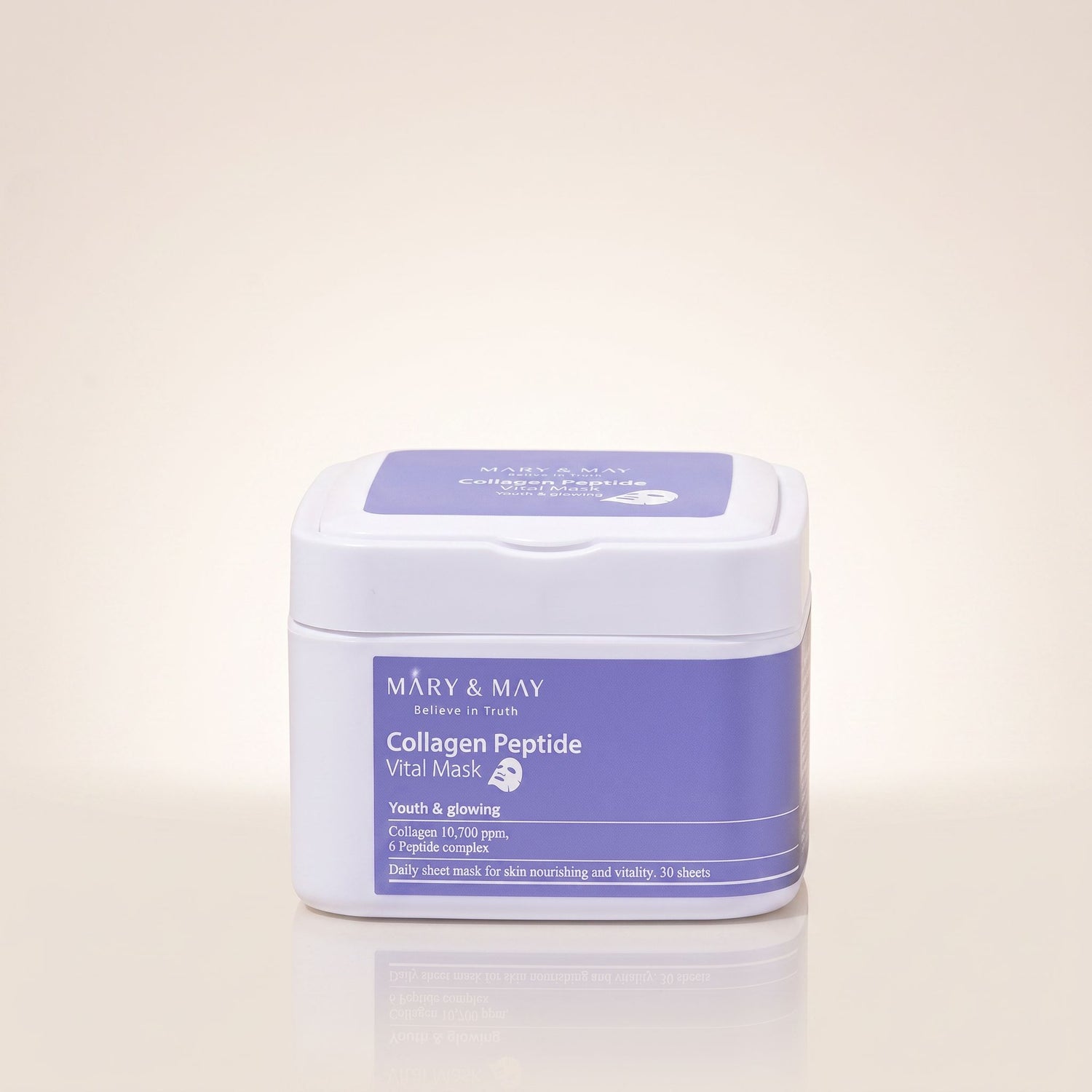 [Mary&May] (RENEW)Collagen Peptide Vital Mask — Masque revitalisant au collagène peptidé - hero