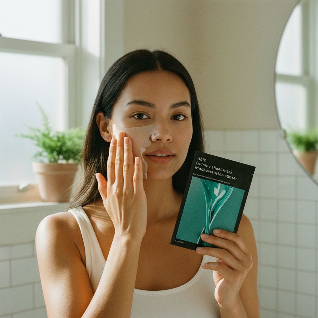 [Abib] [1ea] GUMMY SHEET MASK MADECASSOSIDE STICKER (2023) — Masque apaisant haute efficacité - lifestyle