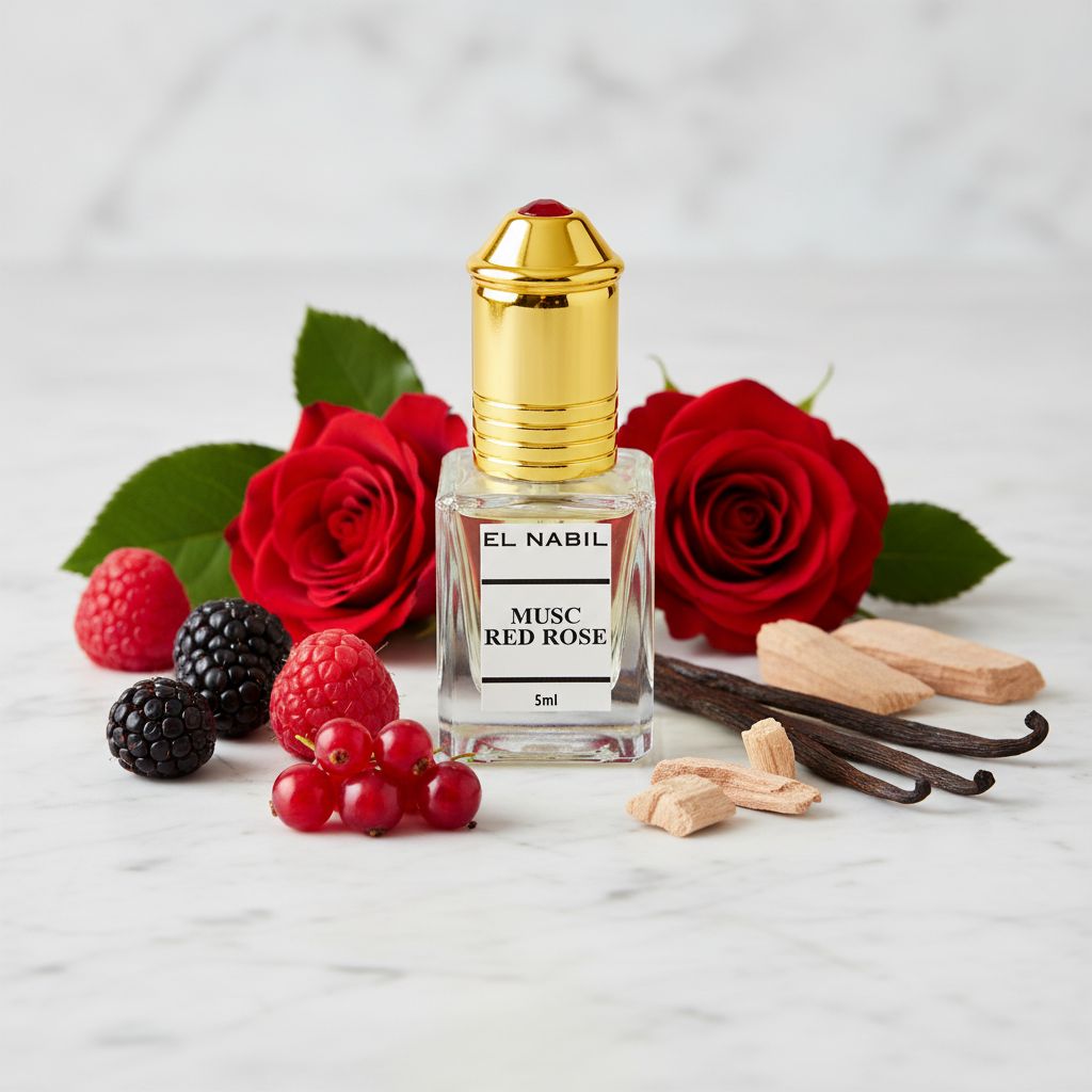 EL NABIL Musc Red Rose Roll-on 5ml - ingredients
