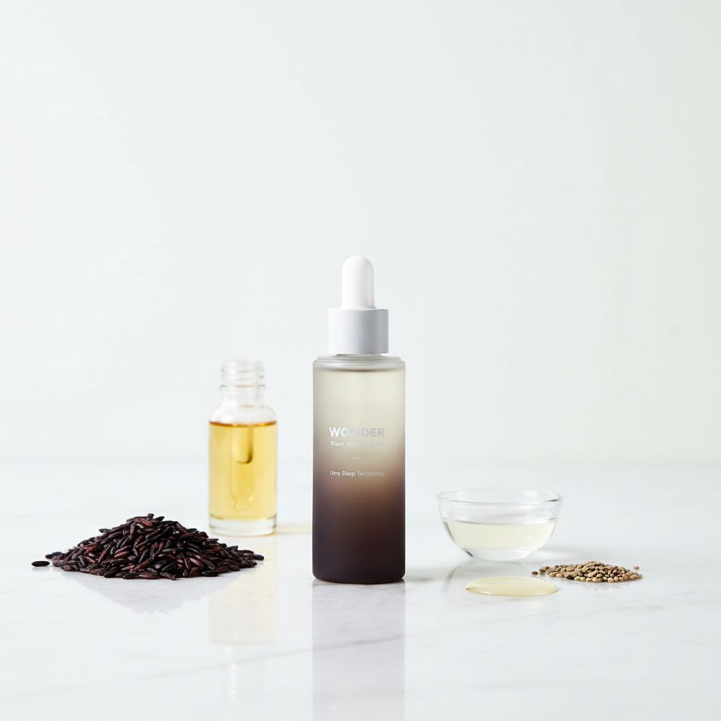 [HARUHARU WONDER] BLACK RICE FACIAL OIL 10ML — Soin nourrissant du riz noir - ingredients