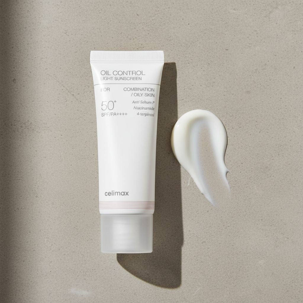 [celimax] (Renew) Oil Control Light Sunscreen 40ml — Contrôle sébum et protection légère - texture