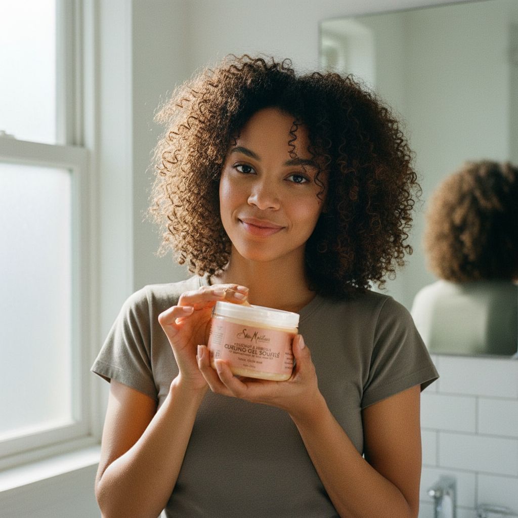 Shea Moisture – Coconut & Hibiscus Curling Gel Soufflé 340g - lifestyle