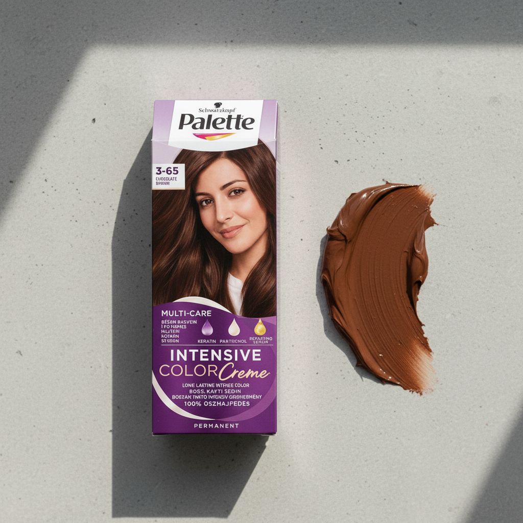 Palette Intensive Color 3-65 Dark Chocolate - texture