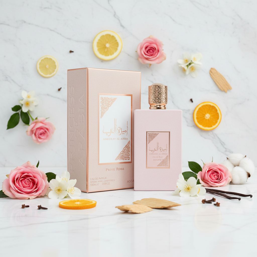 COFFRET AMEERAT PRIVE ROSE  BURPHRISE 3PCS - ingredients