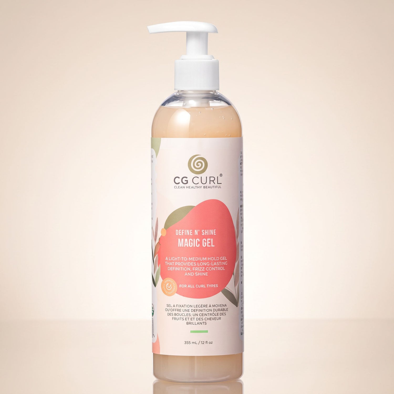 CG CURL – Gel Définition & Brillance Boucles 355ml / 12oz (Define N'Shine Magic Gel) - hero