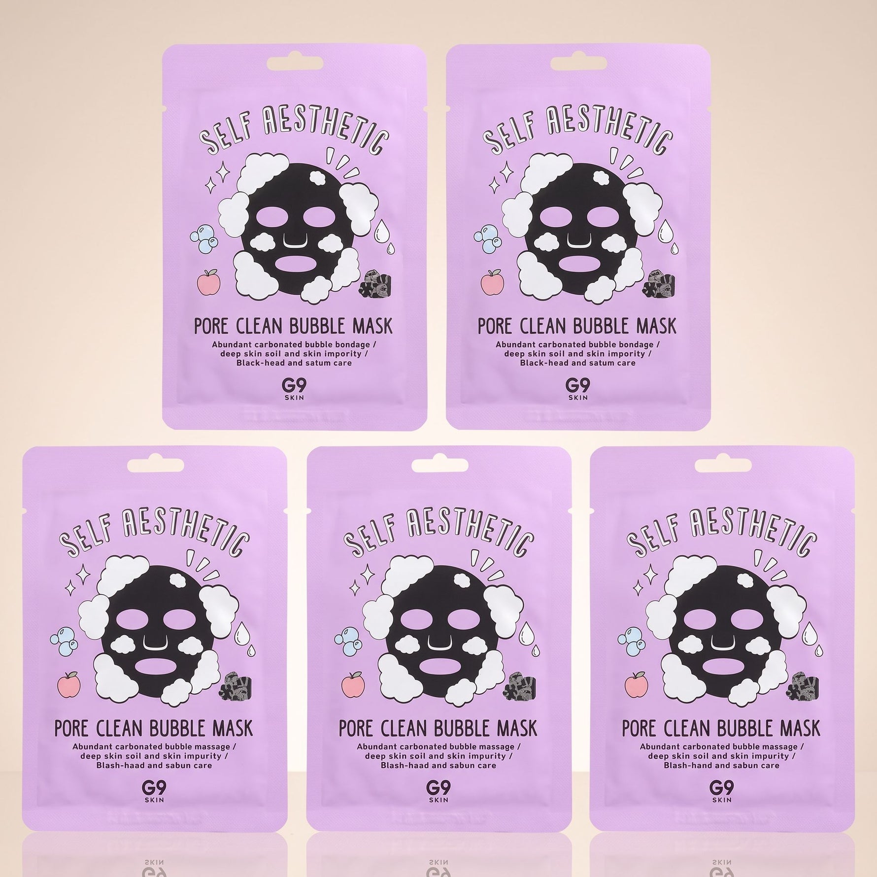 [G9] [G9] Self aesthetic Pore clean Bubble mask — Nettoyage en profondeur des pores - hero