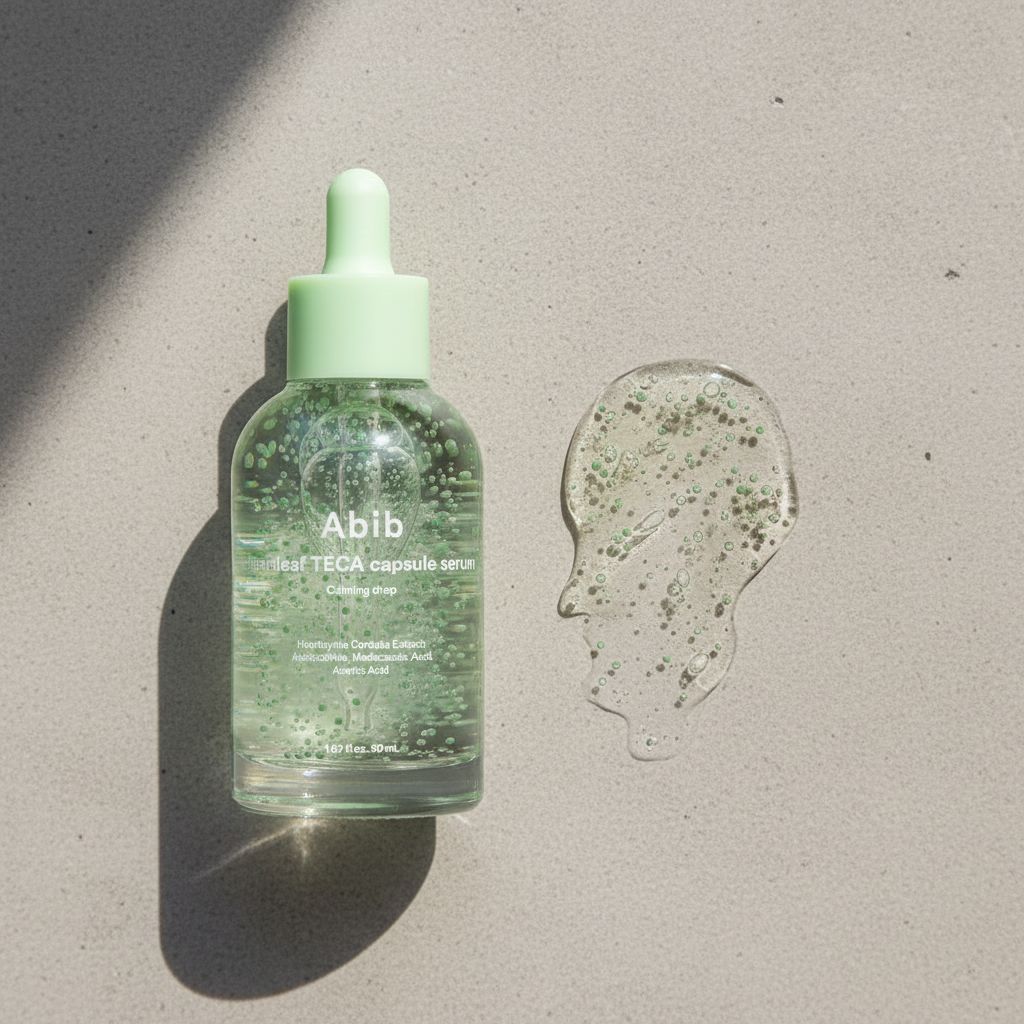 [Abib] Heartleaf TECA capsule serum Calming drop 50ml — Sérum apaisant en capsules - texture