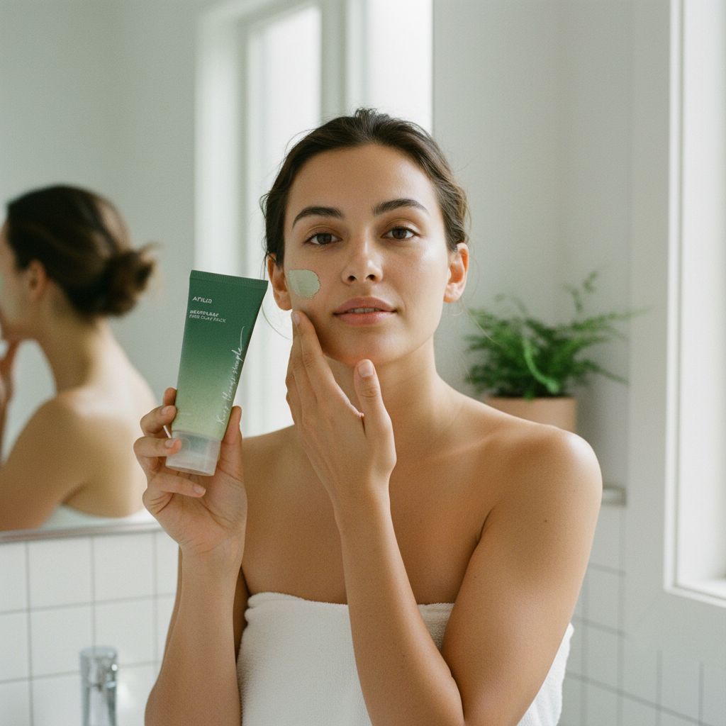 Anua - Heartleaf Pore Clay Pack — Masque purifiant pores resserrés - lifestyle
