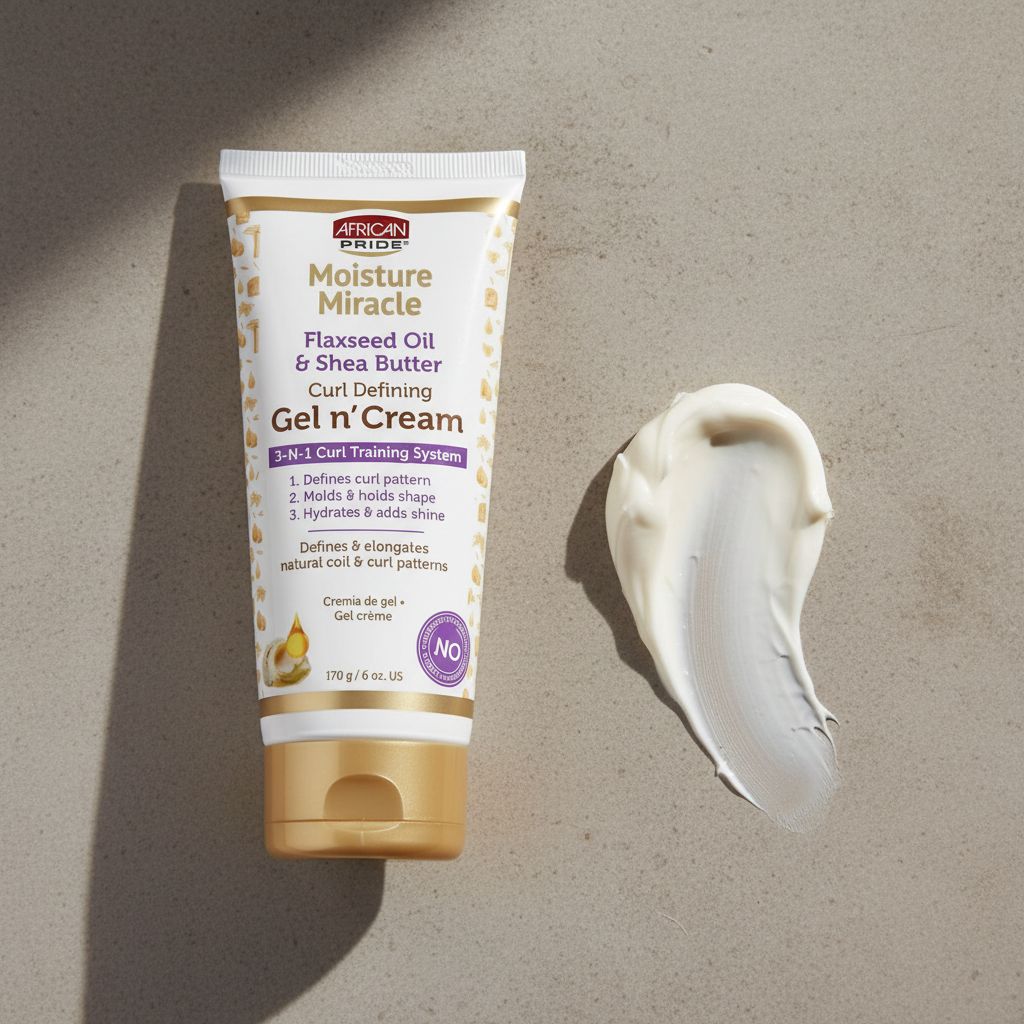 African Pride Moisture Miracle – Gel & Crème Définition Boucles (Gel n' Cream) 170g. - texture