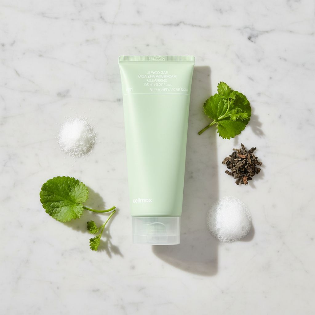 Celimax – Ji Woo Gae Cica BHA Acne Foam Cleansing – 150ml — Purifie et apaise l'acné - ingredients