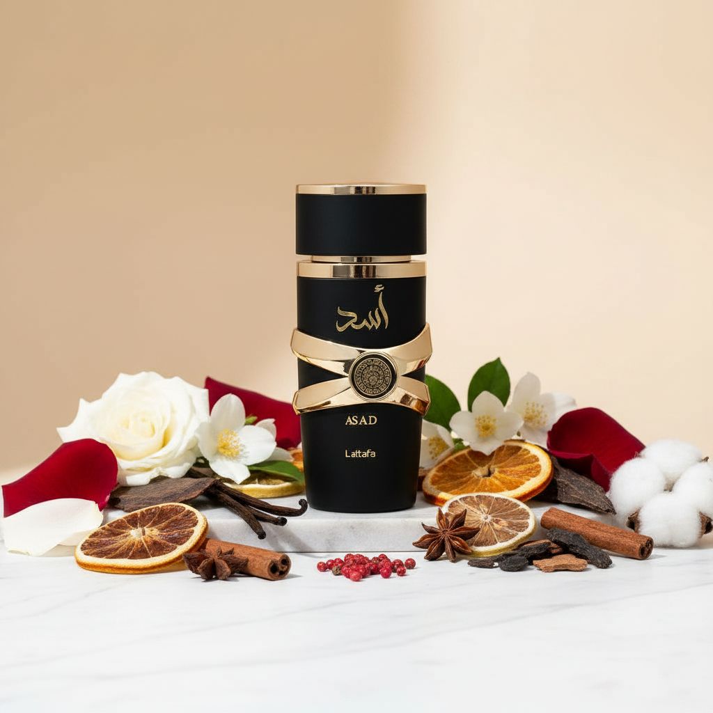 PARFUM LATTAFA ASAD REF L6097 50ML - ingredients