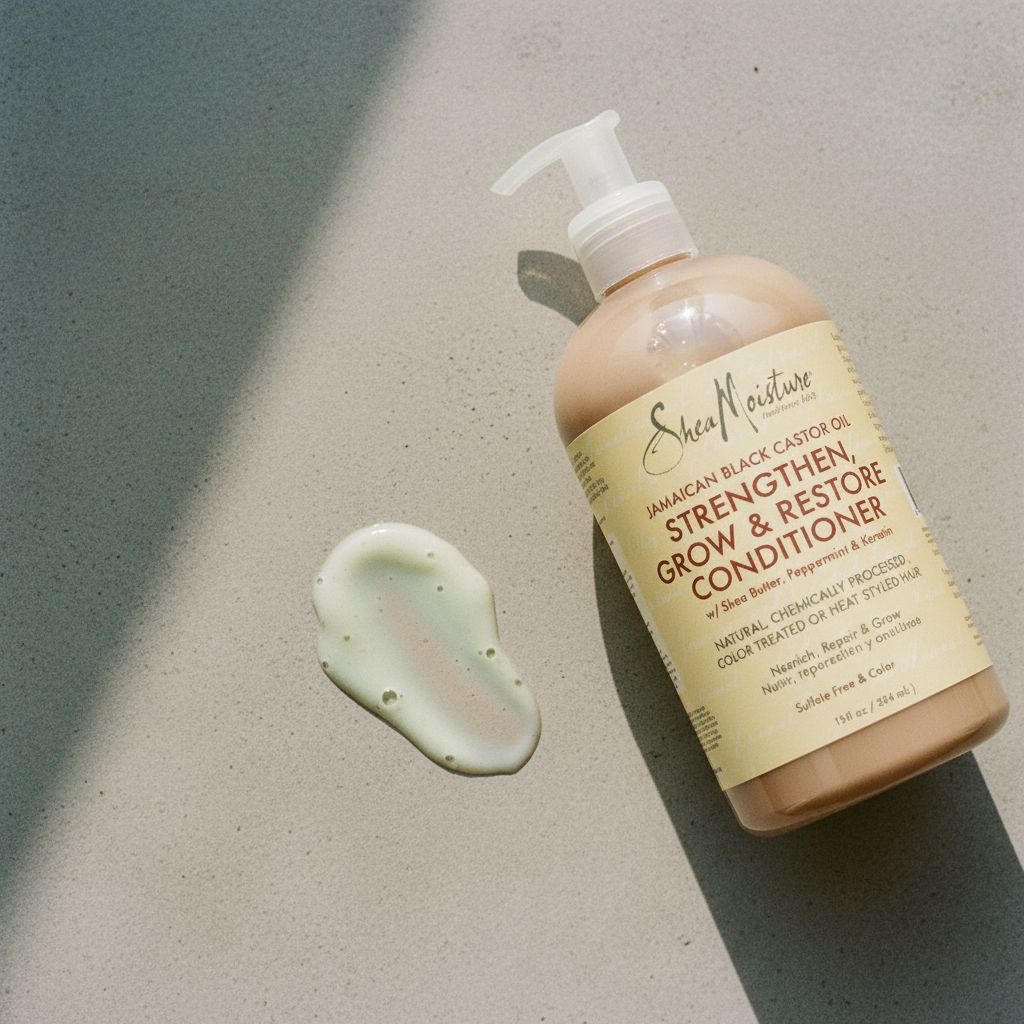 Shea Moisture – Jamaican Black Castor Oil Strengthen & Restore Leave-In Conditioner 340ml - texture