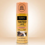 EBIN Tinted Lace Spray Light Warm Brown 80ml - hero