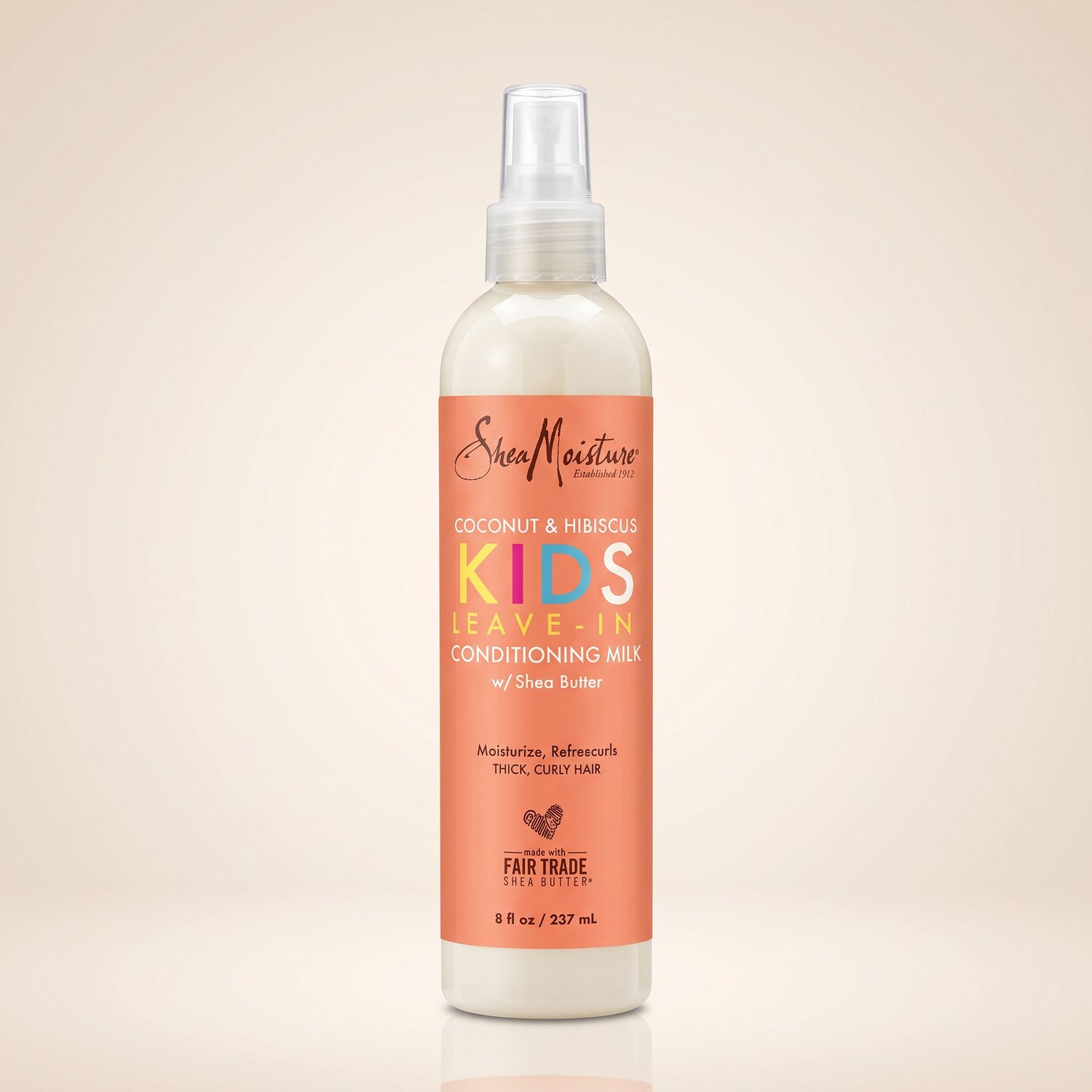 Shea Moisture Coconut & Hibiscus Kids Lait Capillaire Sans Rinçage 237 ml (8 oz) - hero