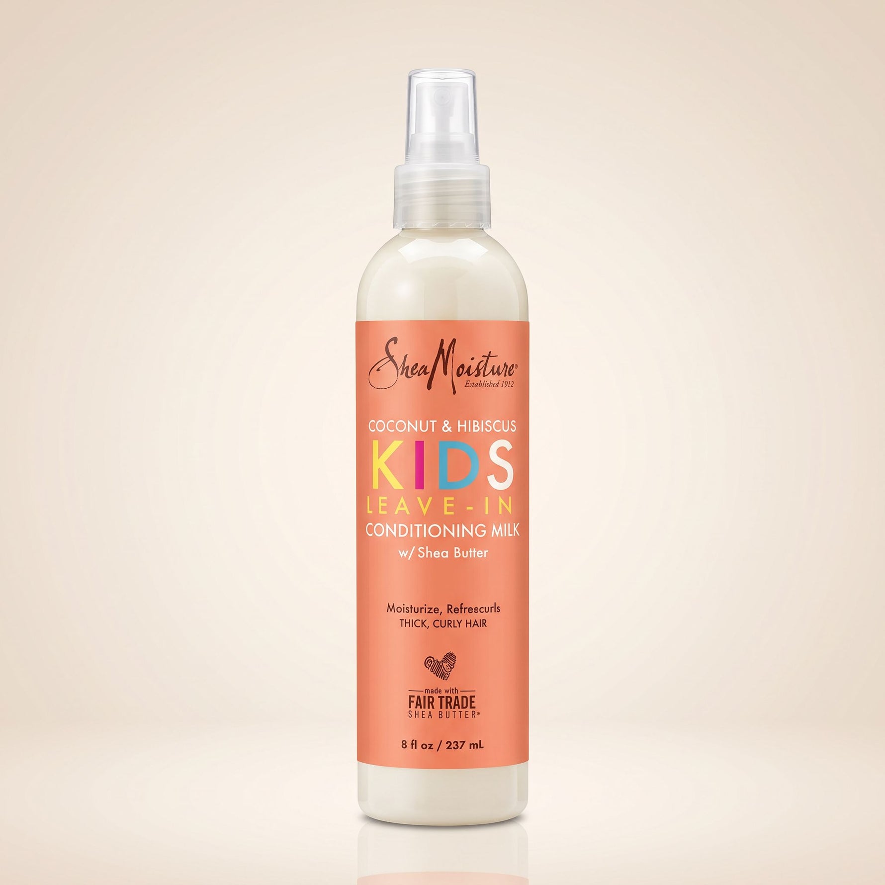 Shea Moisture Coconut & Hibiscus Kids Lait Capillaire Sans Rinçage 237 ml (8 oz) - hero