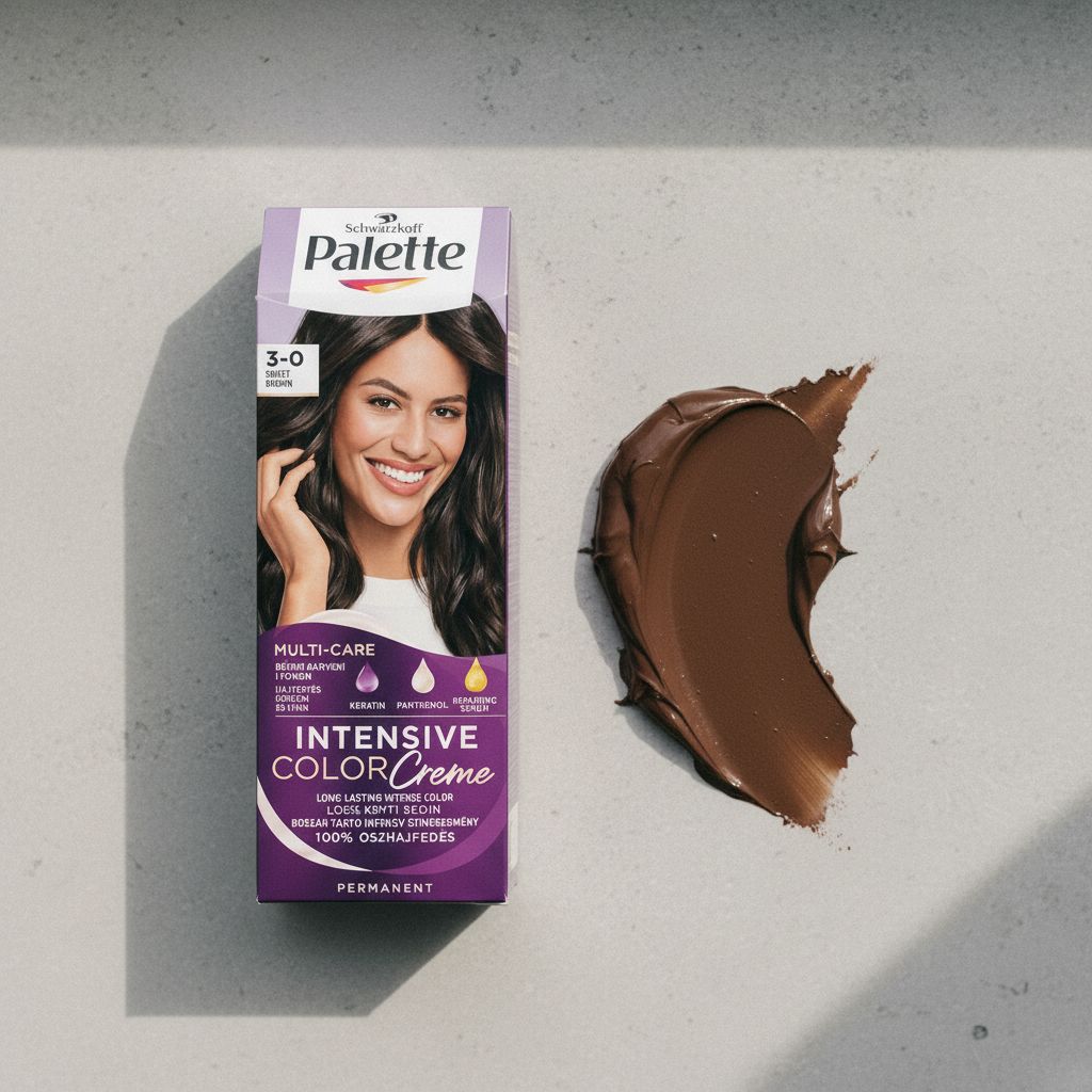 Palette Intensive Color 3-0 Dark Brown - texture