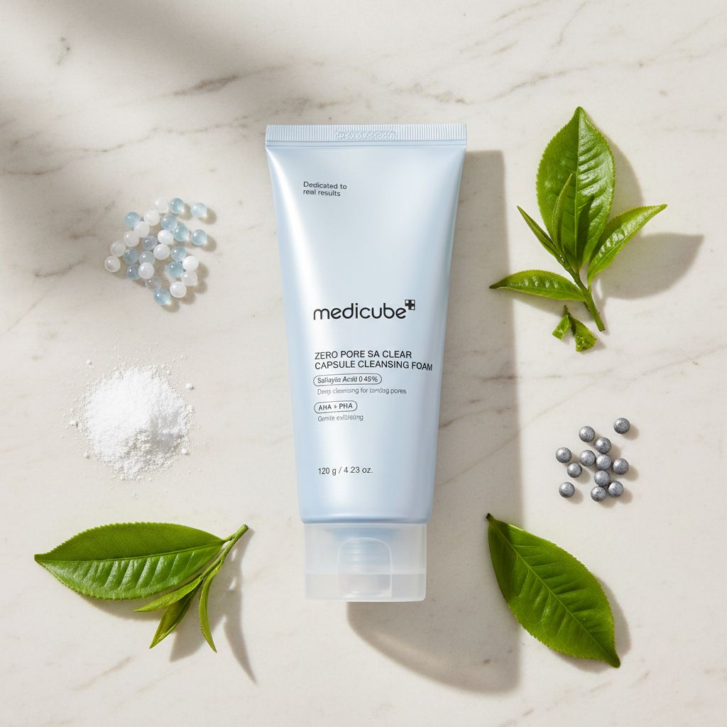 Medicube ZERO PORE CLEARING CAPSULE CLEANSING FOAM 120g — Mousse nettoyante pores ultra-clarifiée - ingredients
