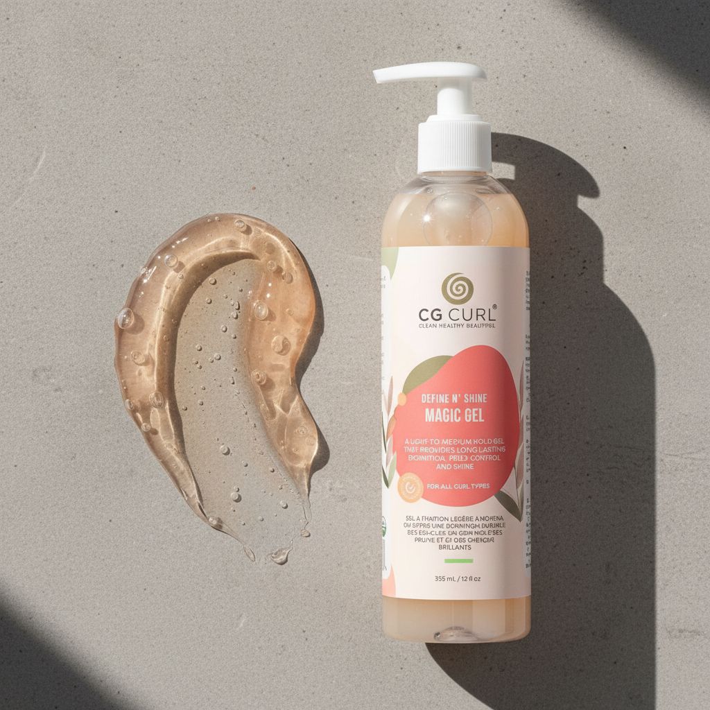 CG CURL – Gel Définition & Brillance Boucles 355ml / 12oz (Define N'Shine Magic Gel) - texture
