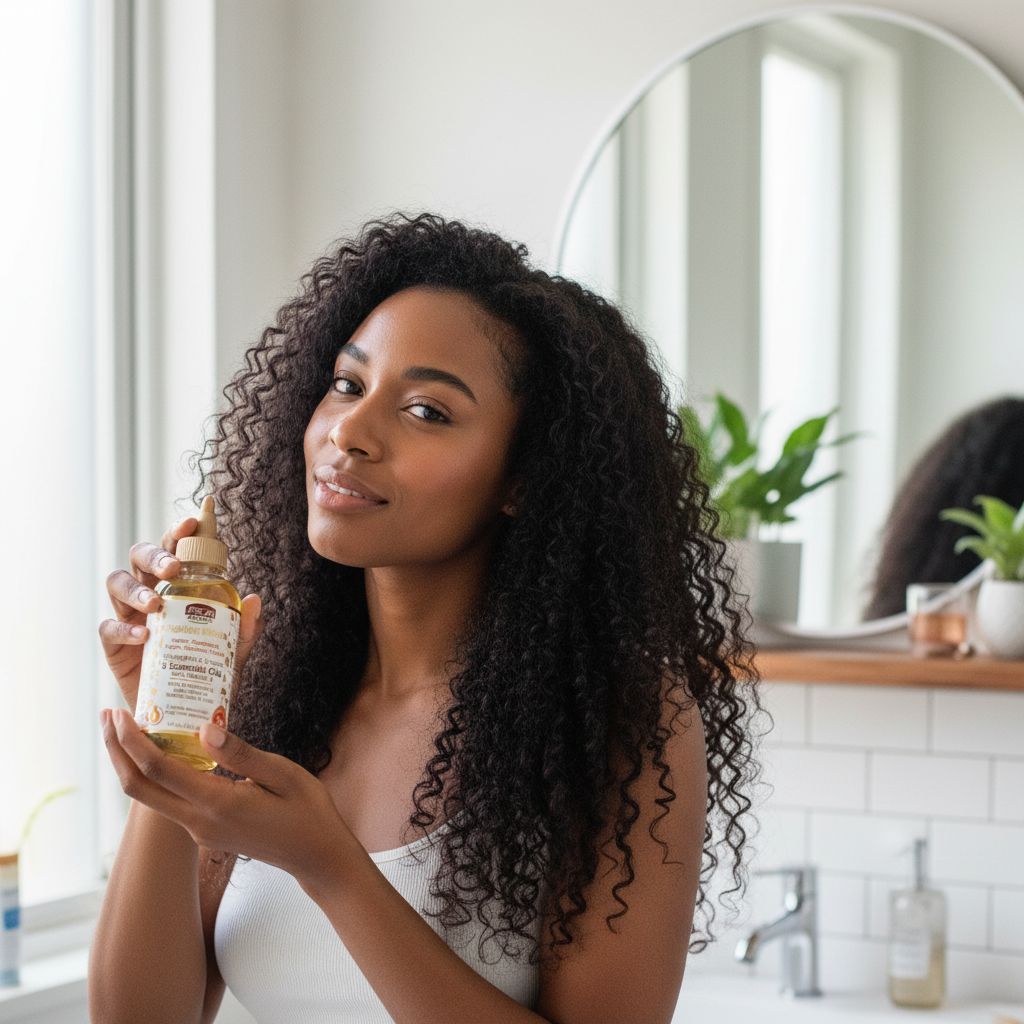 African Pride Moisture Miracle – Huile Capillaire 5 Huiles Essentielles & Vitamine E (118ml) - lifestyle