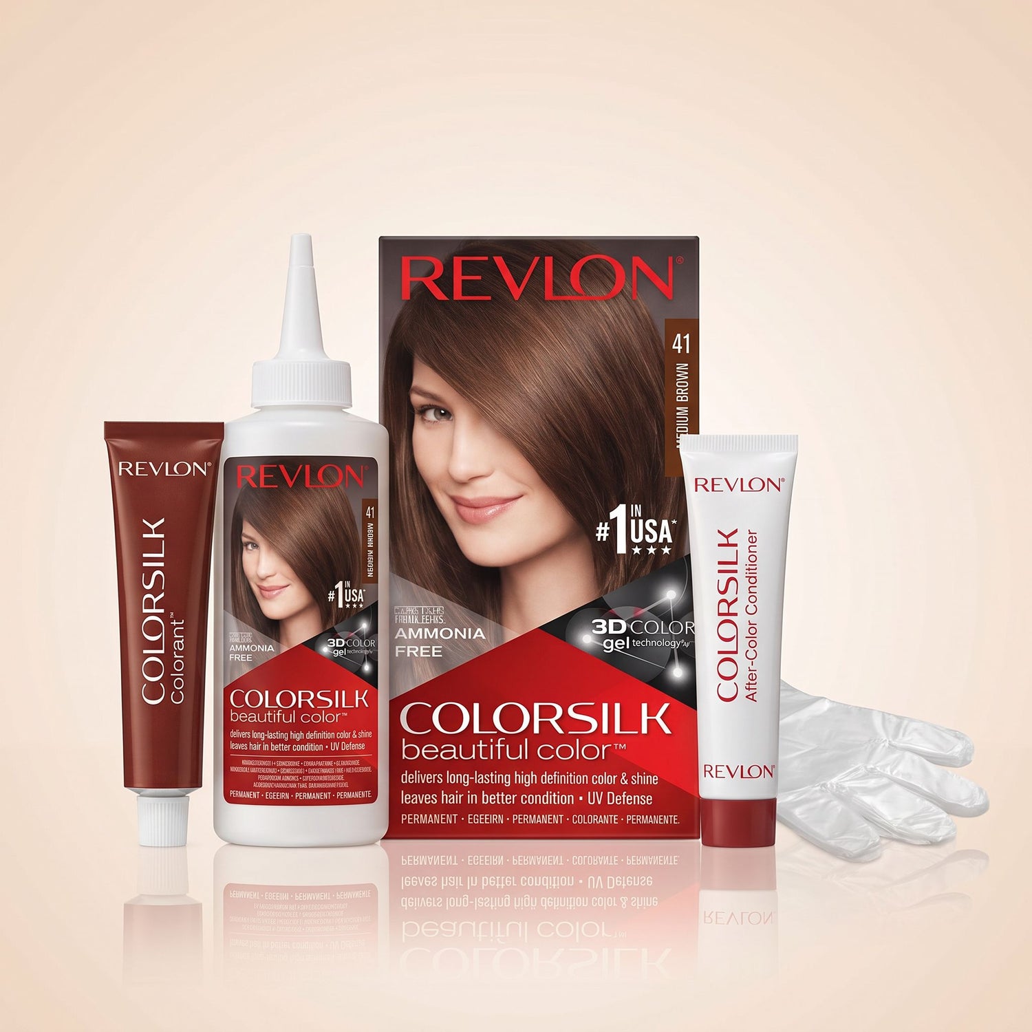Revlon Colorsilk 41 Châtain Moyen - hero