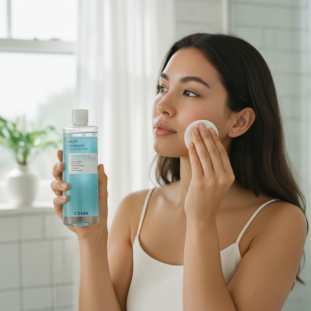 COSRX – Low pH Niacinamide Micellar Cleansing Water — Nettoyage doux et purifiant quotidien - lifestyle