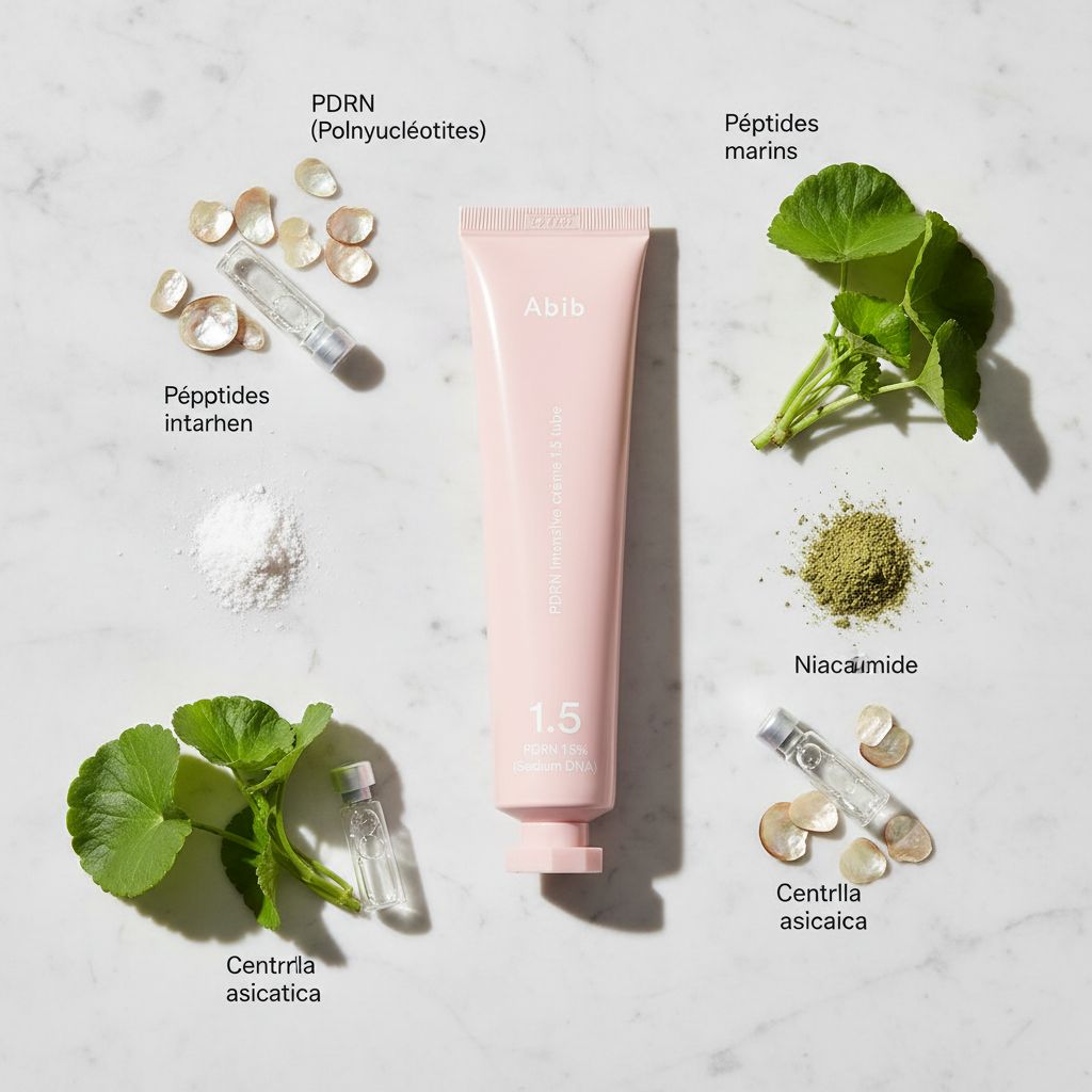 Abib – PDRN Intensive Cream 1.5 Tubes — Crème intensive régénérante et lissante - ingredients