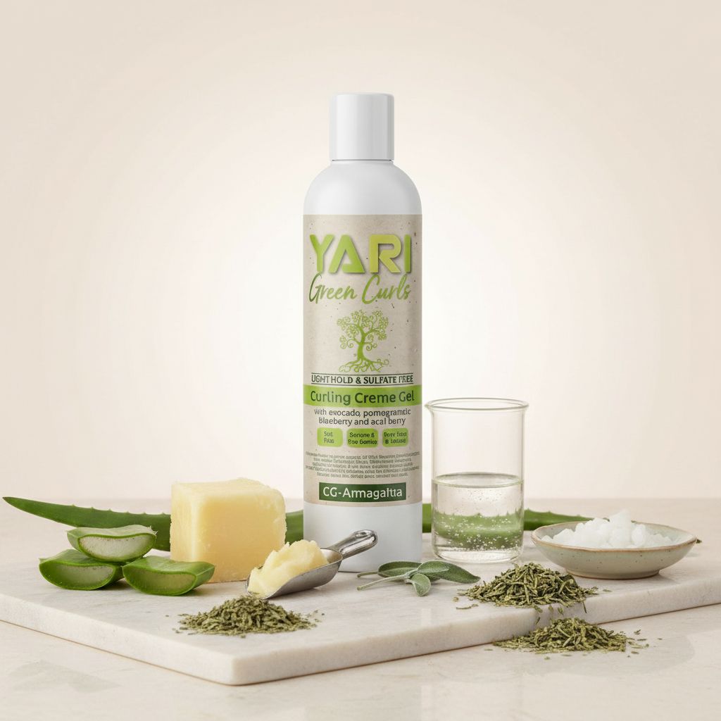 Yari Green Curls Curling Cream Gel 355ml - ingredients