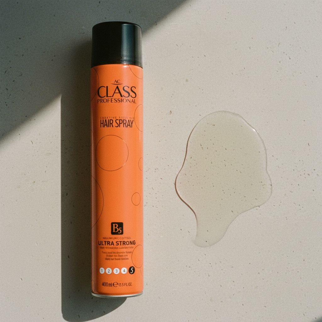 AC CLASS Hair Spray Extra Strong Laque 400ml - texture