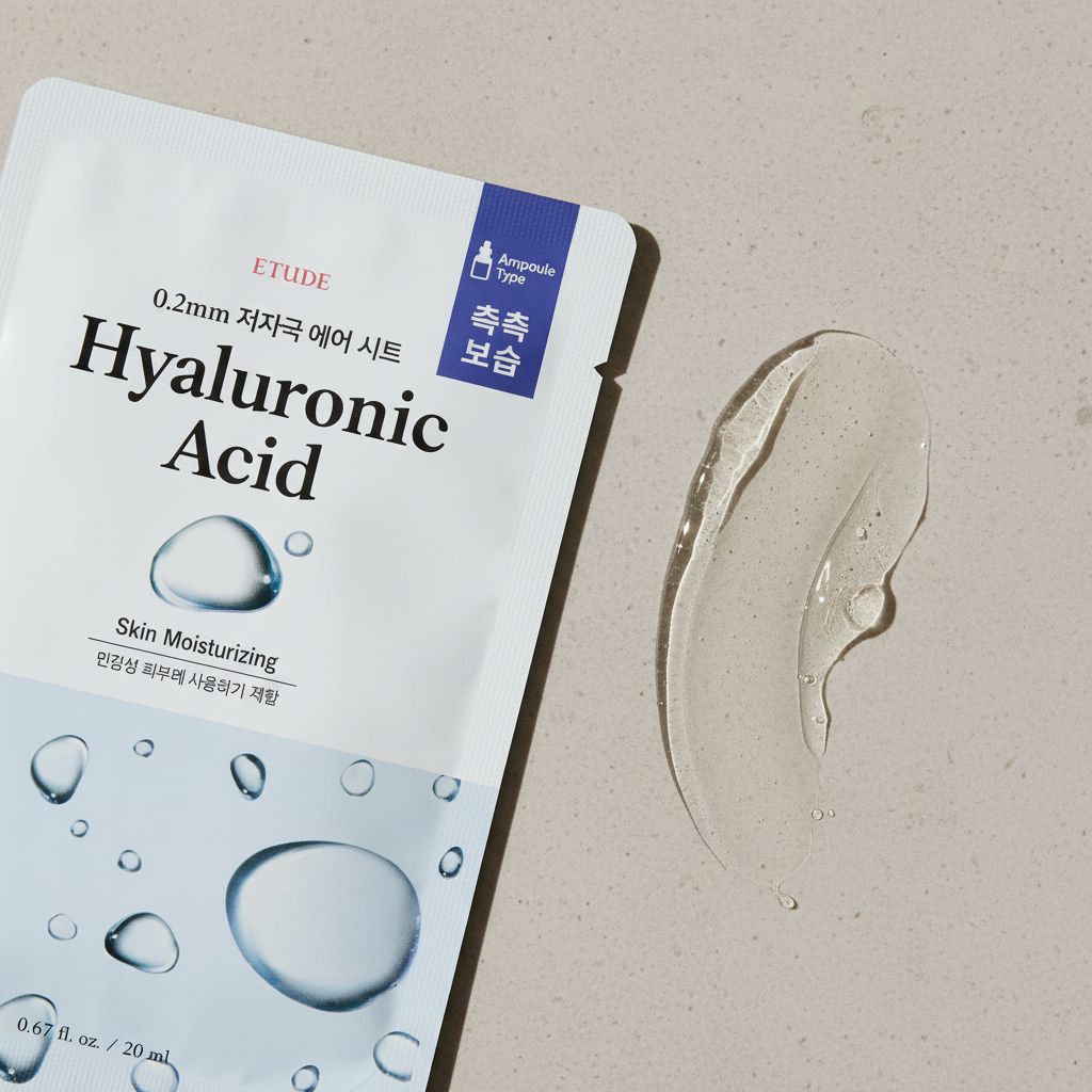 Etude House - 0.2 Therapy Air Mask Hyaluronic Acid — Hydratation intense et légère - texture