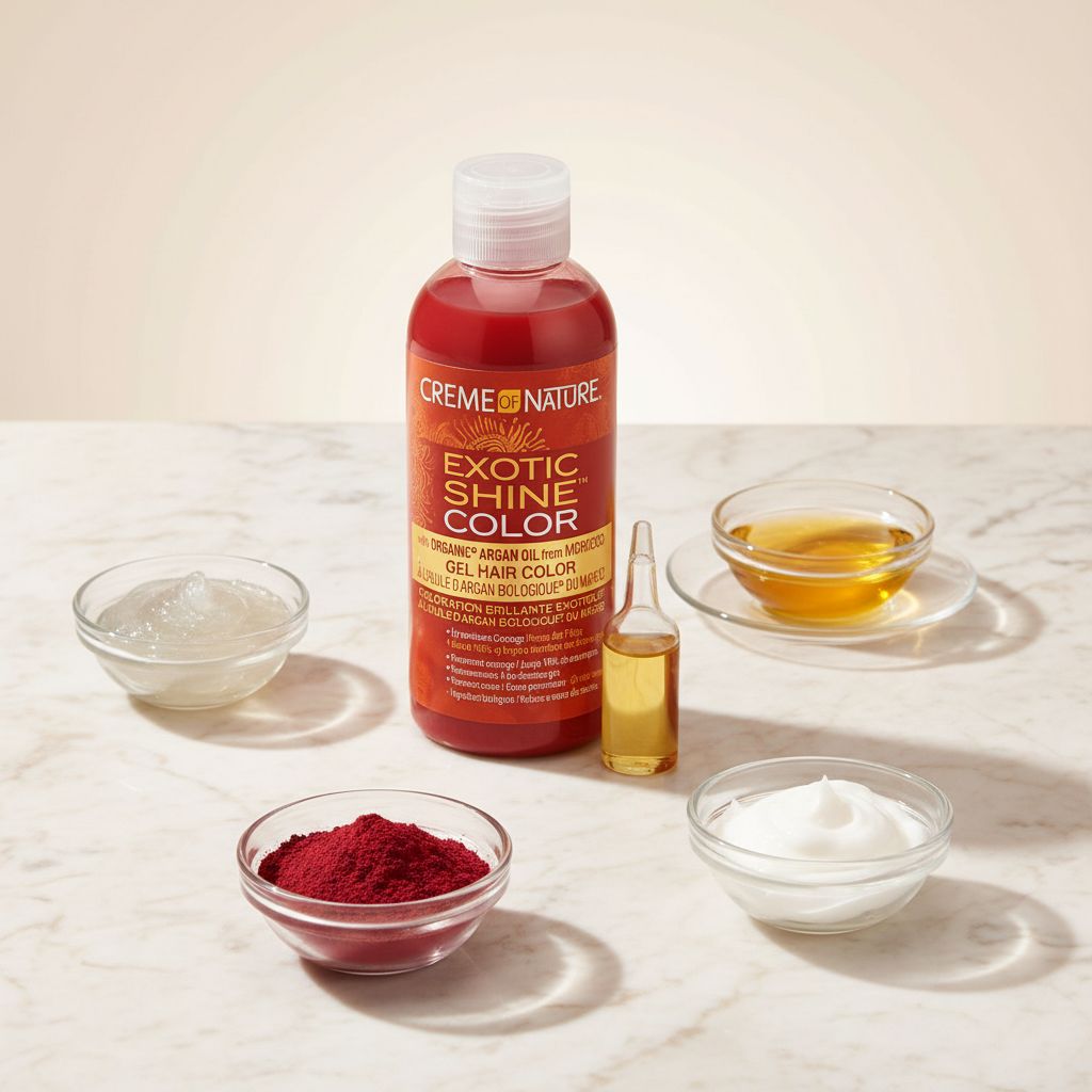 Creme of Nature Gel Hair Color Intensive Red 7.6 - ingredients