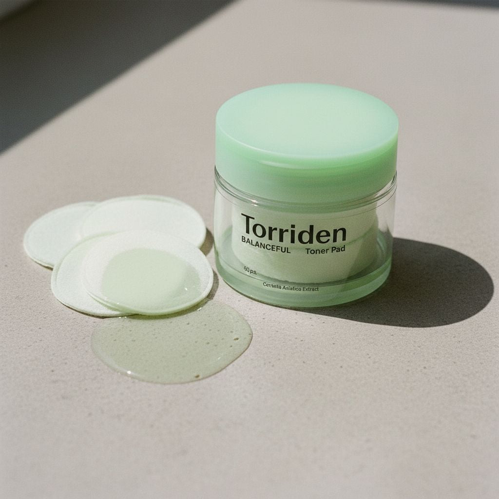 Torriden Centella Balancing Toner Pads – Disques Apaisants 60 pcs - texture