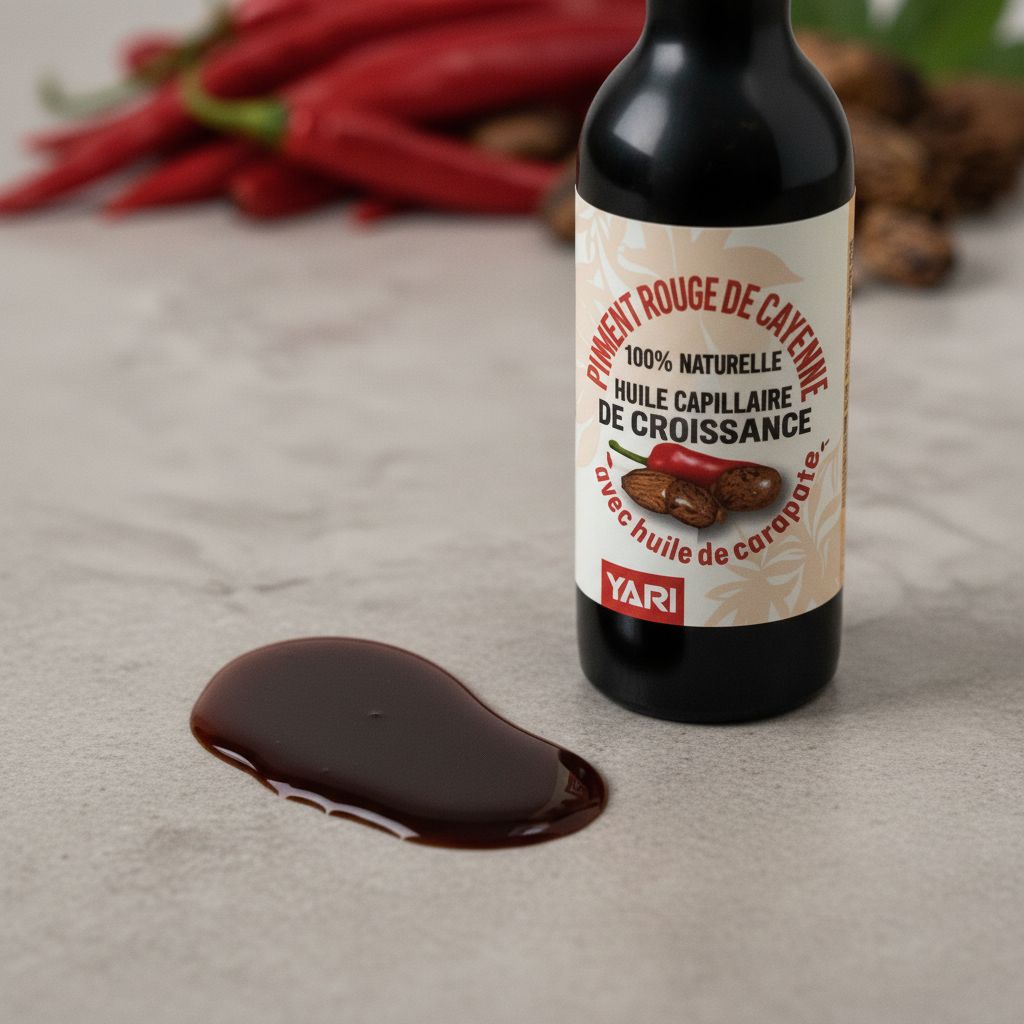Yari Huile de Piment Rouge de Cayenne & Carapate 250 ml - texture