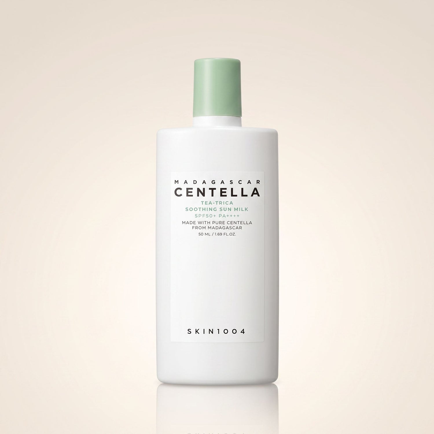 [Skin1004] Madagascar Centella Tea-Trica Soothing Sun Milk 50ml — Protection solaire apaisante légère - hero