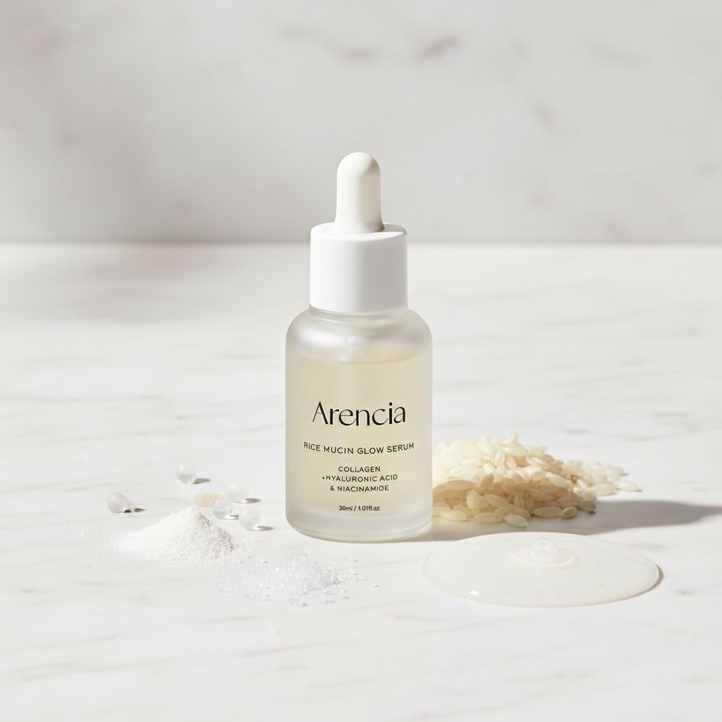 Arencia - Rice Mucin Glow Serum — Éclat lumineux et hydratation intense - ingredients