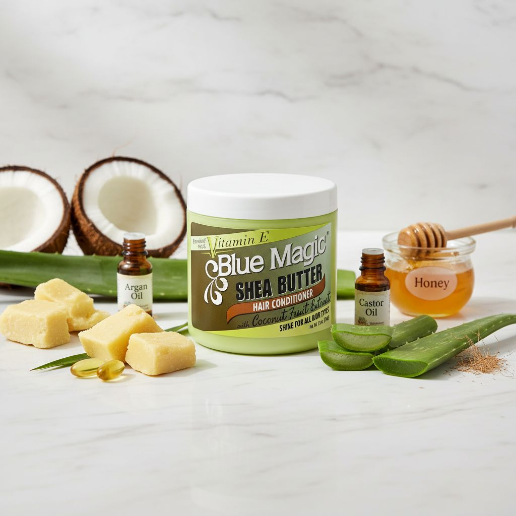 Blue Magic Shea Butter Hair Conditioner 12 oz - ingredients