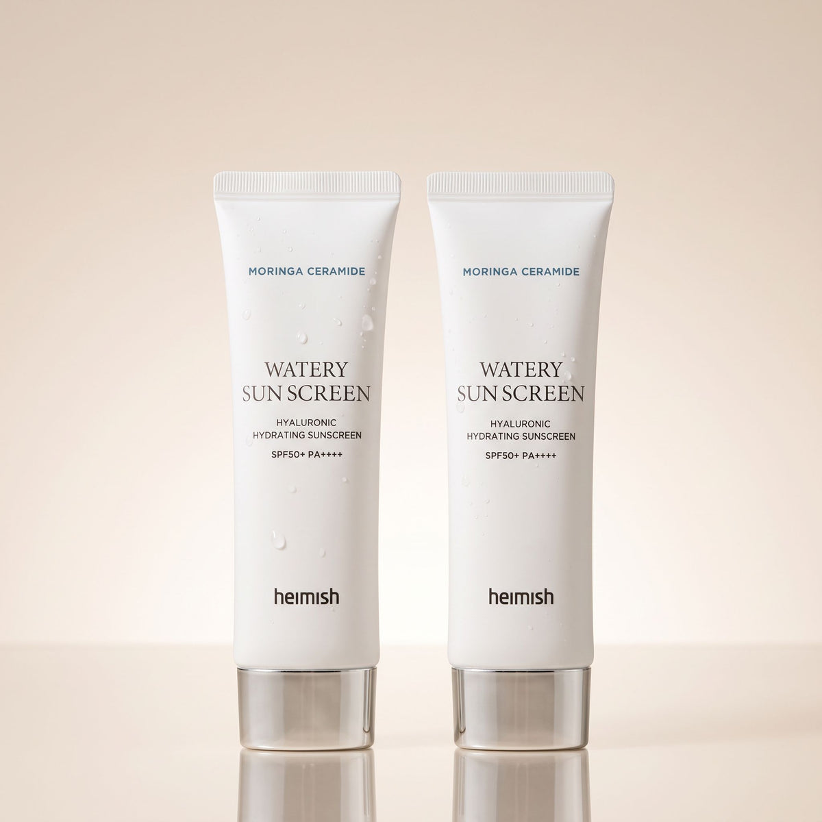 Heimish - Moringa Hyaluronic Hydrating Watery Sunscreen SPF50+ PA++++ — Hydratation légère protection maximale - hero