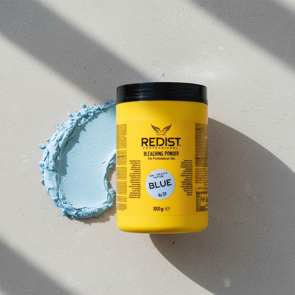 REDIST BLEACHING POWDER BLUE 1000G - texture