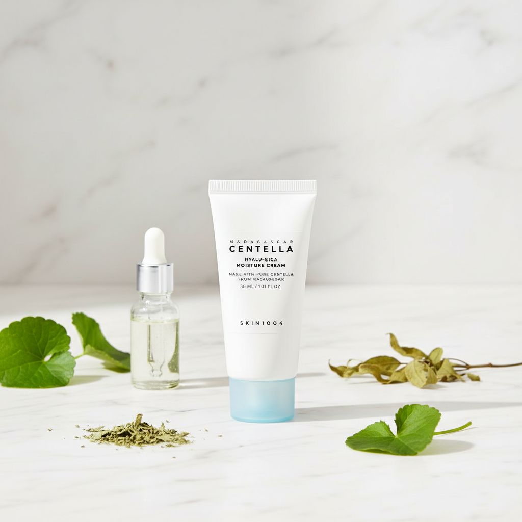 [Skin1004] Madagascar Centella Hyalu-Cica Moisture Cream 30ml — Hydratation intense et apaisante - ingredients