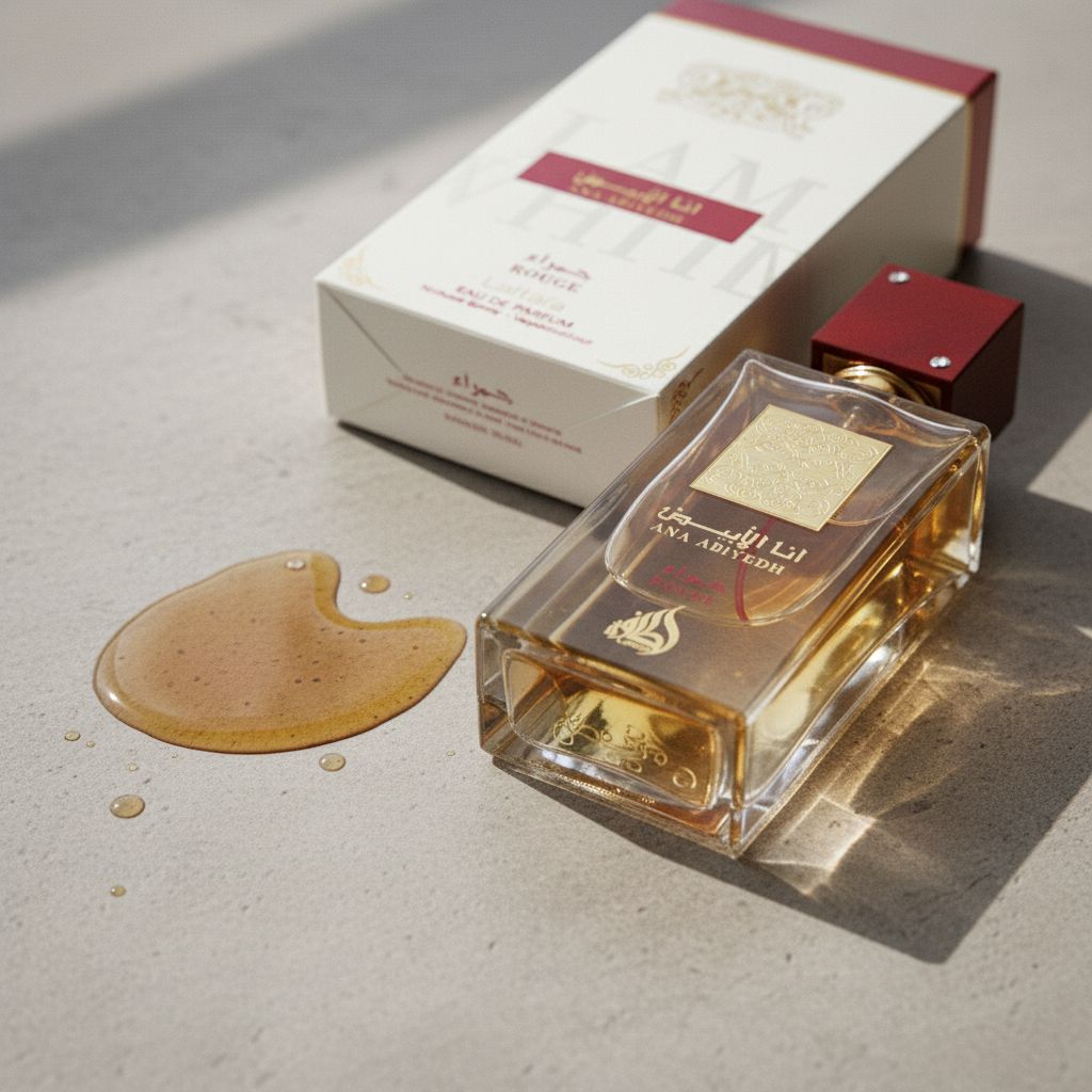 LATTAFA Ana Abiyedh Rouge Eau de Parfum - 100ml - texture