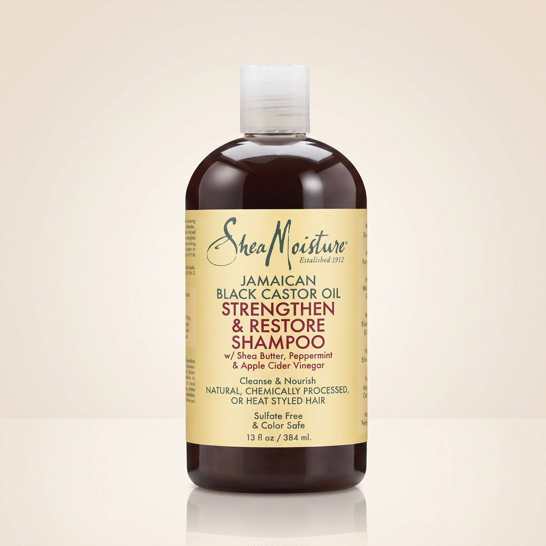 Shea Moisture – Jamaican Black Castor Oil Strengthen & Restore Shampoo 384ml - hero