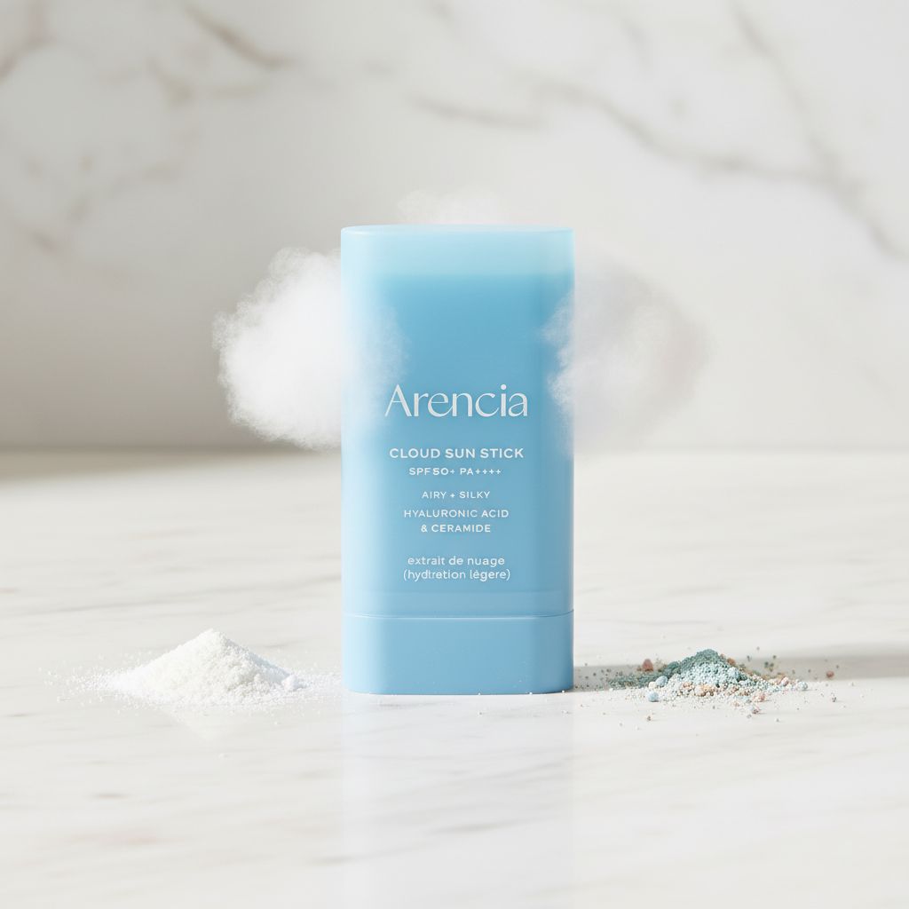 Arencia – Cloud Sun Stick — Protection solaire légère et fluide - ingredients