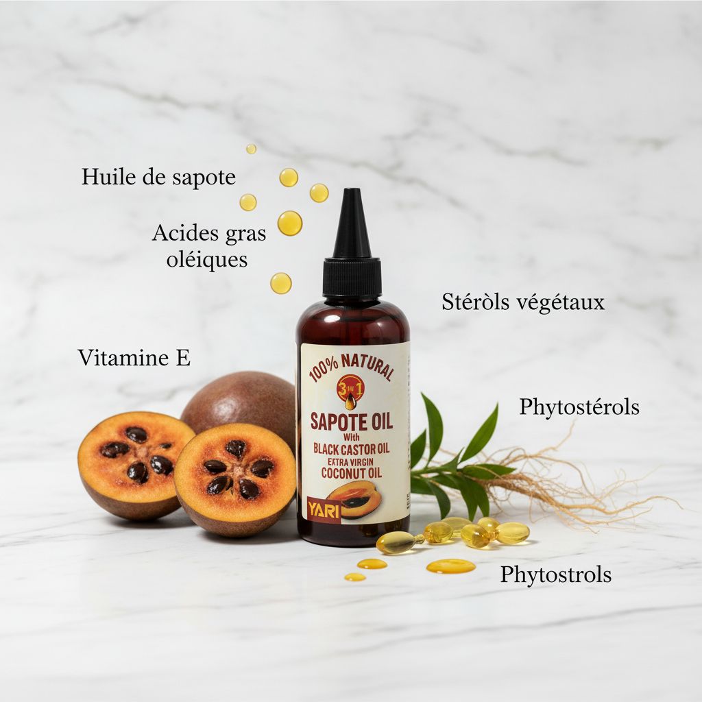 Yari Huile de Sapote 100% Naturelle 105 ml - ingredients